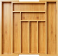 Adjustable Bamboo Drawer Organizer
