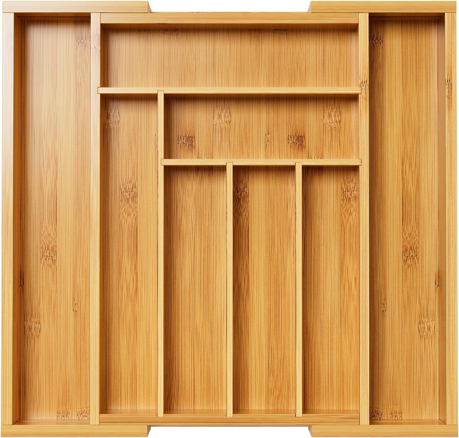 Adjustable Bamboo Drawer Organizer